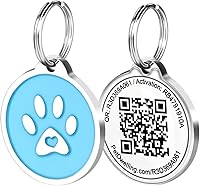 Vista 7 de Etiqueta de identificación inteligente para mascotas con código QR de Pet Dwelling – Etiquetas inteligentes para perros y gatos para la seguridad