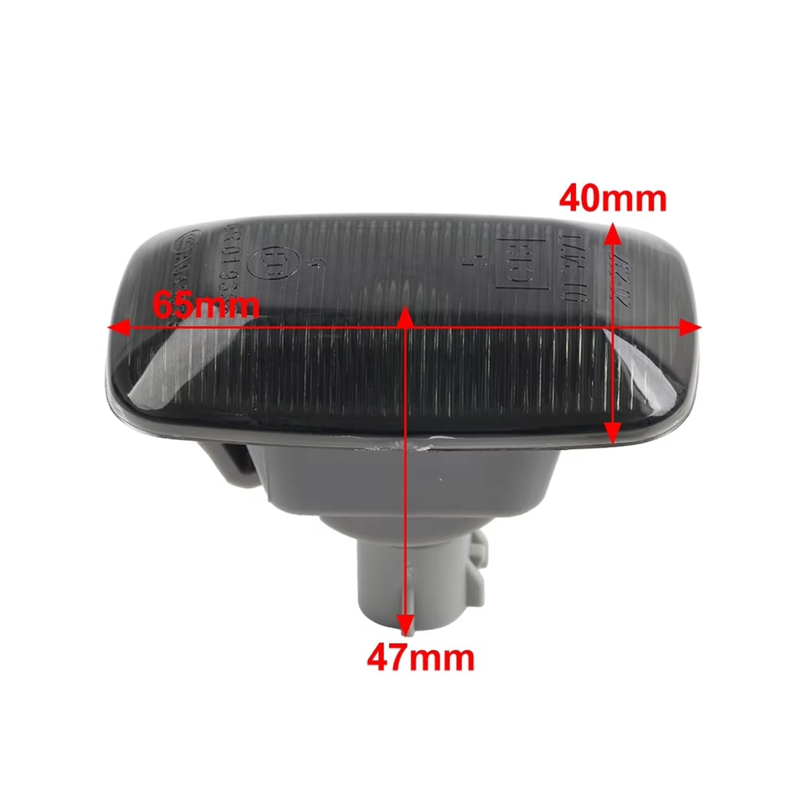 Luz Indicadora Intermitente Espejo Para Toyota Para Land Para Cruiser Serie 70 80 90 100 Luz Posición Lateral Para Guardabarros 1 Unidad 81731-20192(Black Lens)
