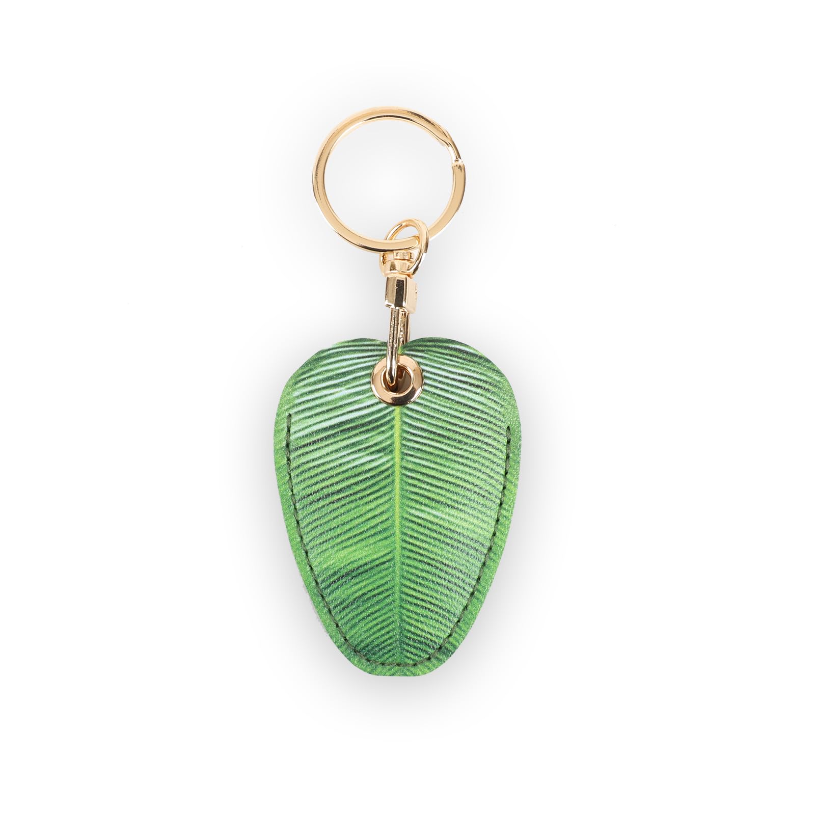 Leather Keychain Case Holder Compatible with Apple AirTag, GPS Airtag Keychain Finder Tracker with Key Ring, Anti-Scratch Protective Air Tag Cover