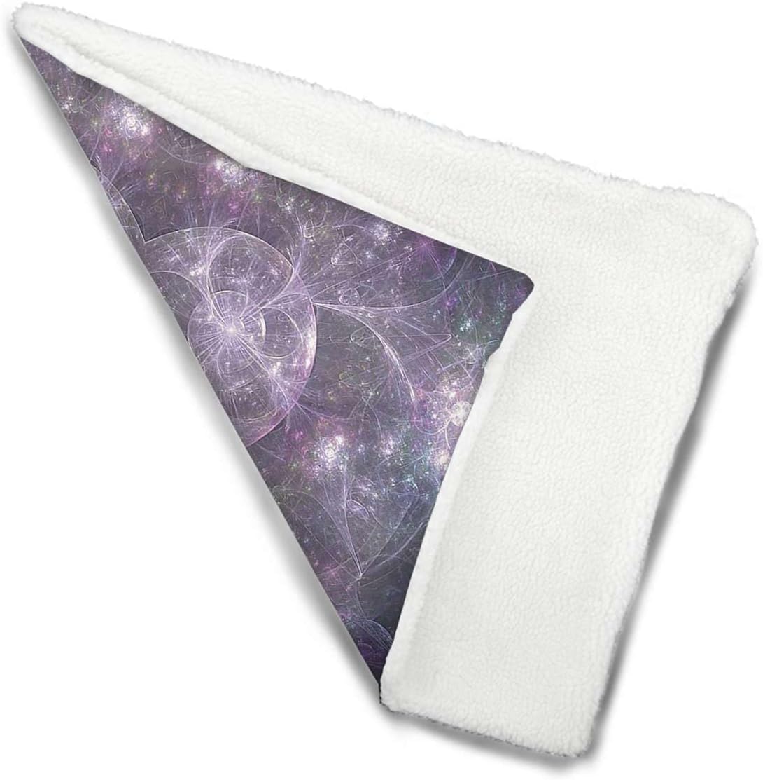 review Purple Cat and Dog Self Heating Pad Surreal Space Ombre Heart Figure on Stars Cosmos Super Soft Plush Dog Crate Pad for Travel or Home Fractal 19