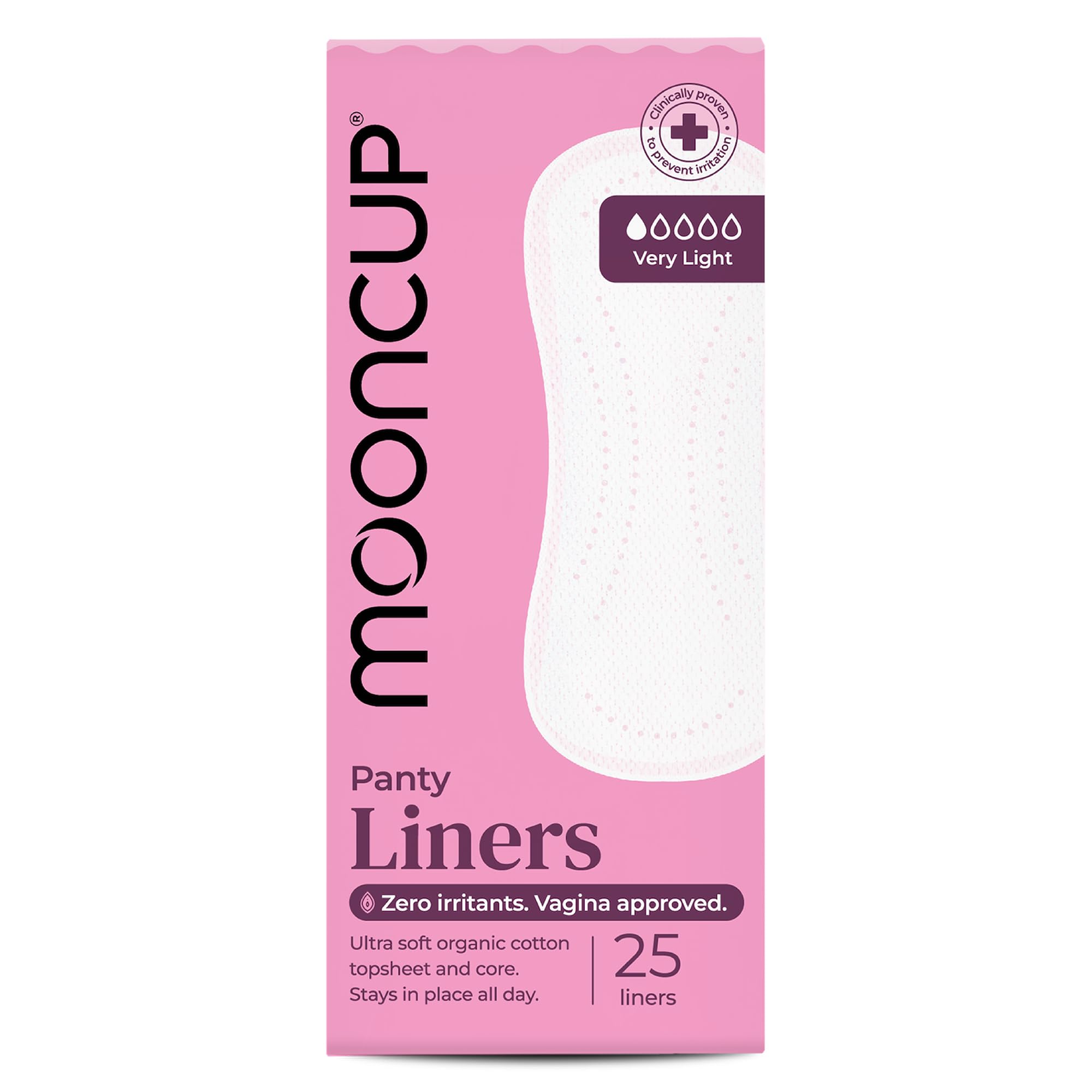 Mooncup Panty Liners 25 pads - 10 Pack