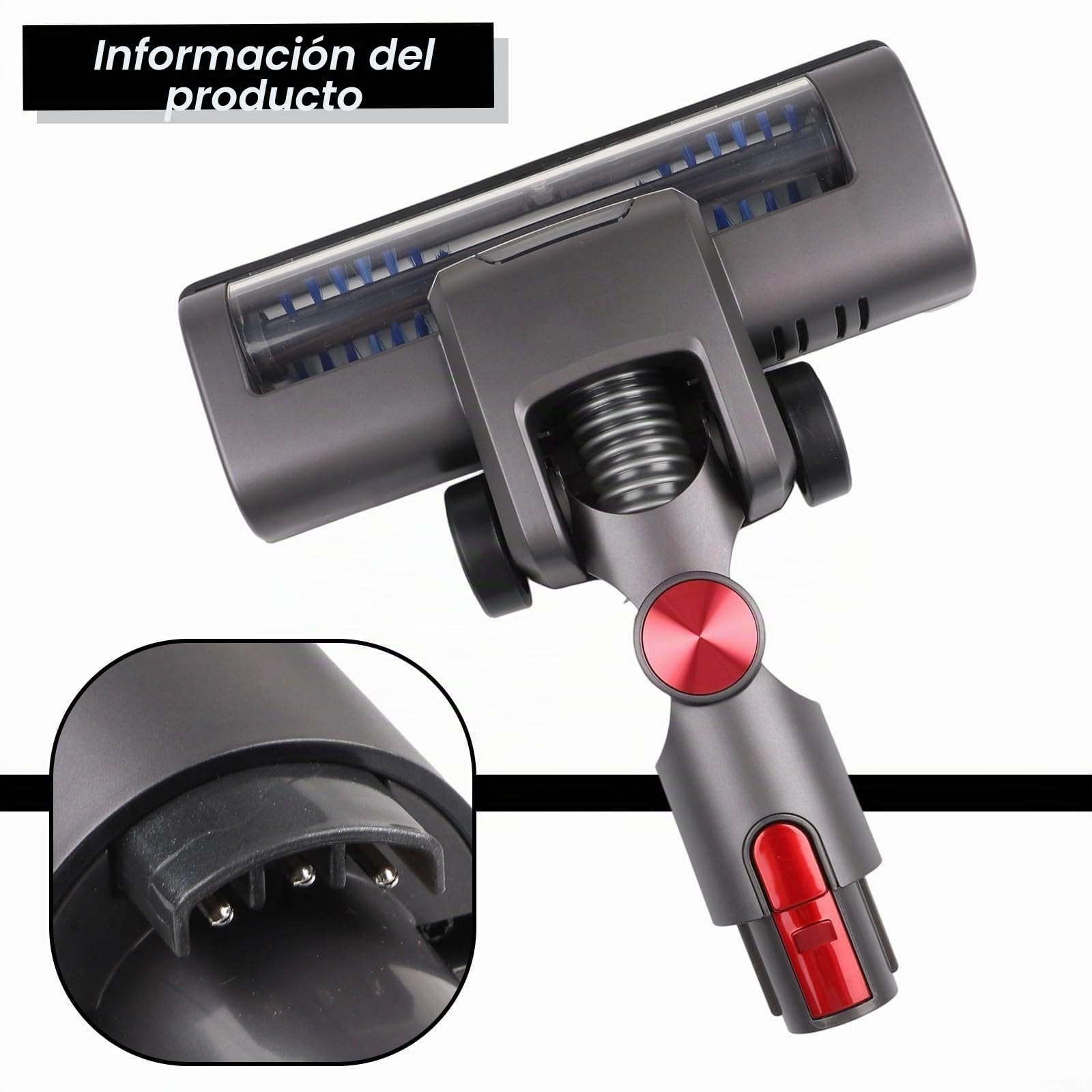 Para Ultenic Aspirador Piso Cepillo Cabeza Accesorio Para U10 Serie Accesorios De Cabeza De Limpieza Eléctrica