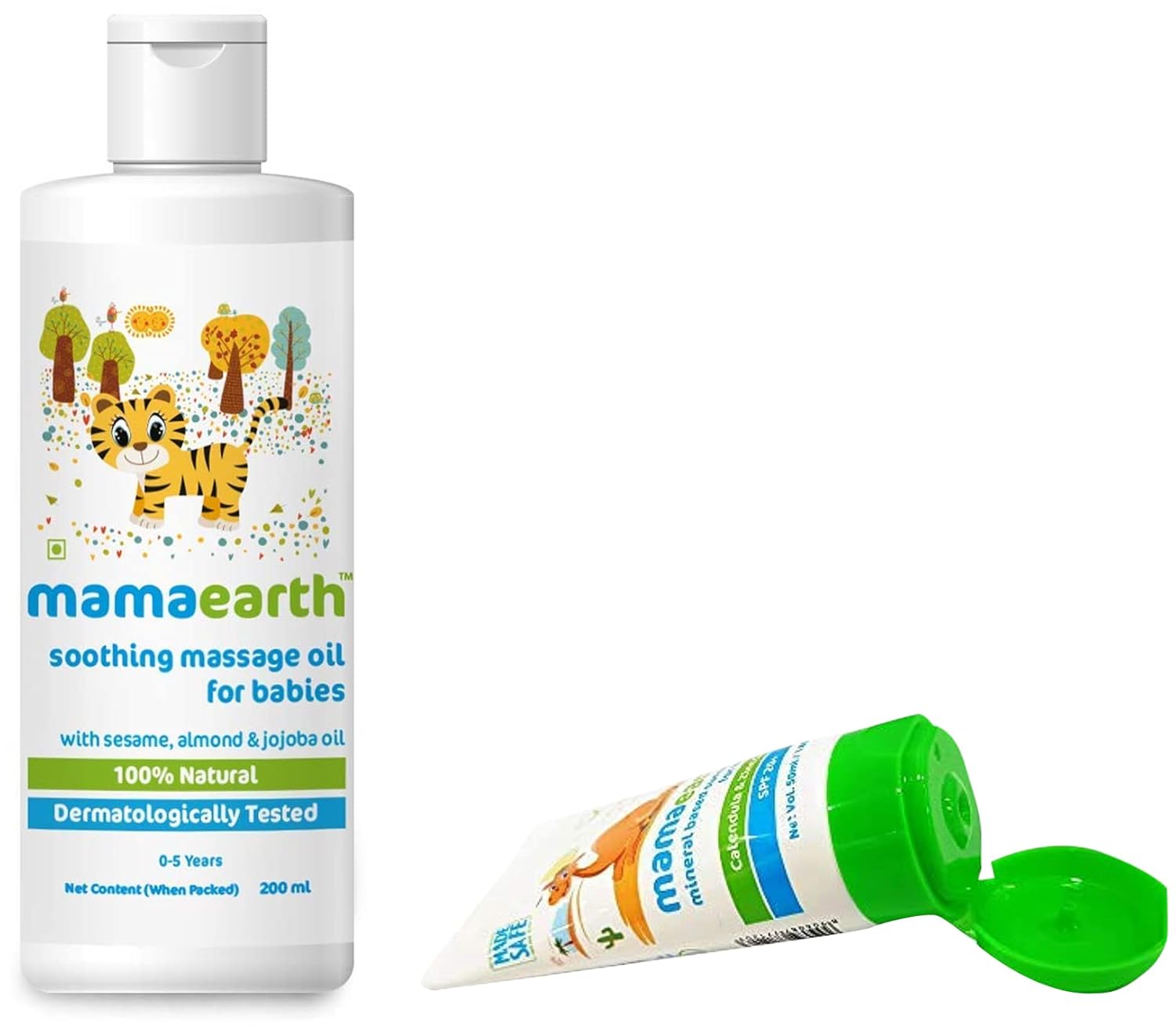 Buy Mamaearth Soothing Baby Massage Oil, with Sesame, Almond & Jojoba