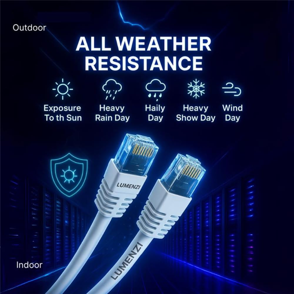 Cat8 flaches Ethernet-Kabel, 12,2 m, 4 Stück, 40 Gbit/s, 2000 MHz, Netzwerk-Patchkabel, S/FTP, geschirmtes LAN-Kabel mit RJ45-Steckern, für Gaming, Router, Modem, Laptop