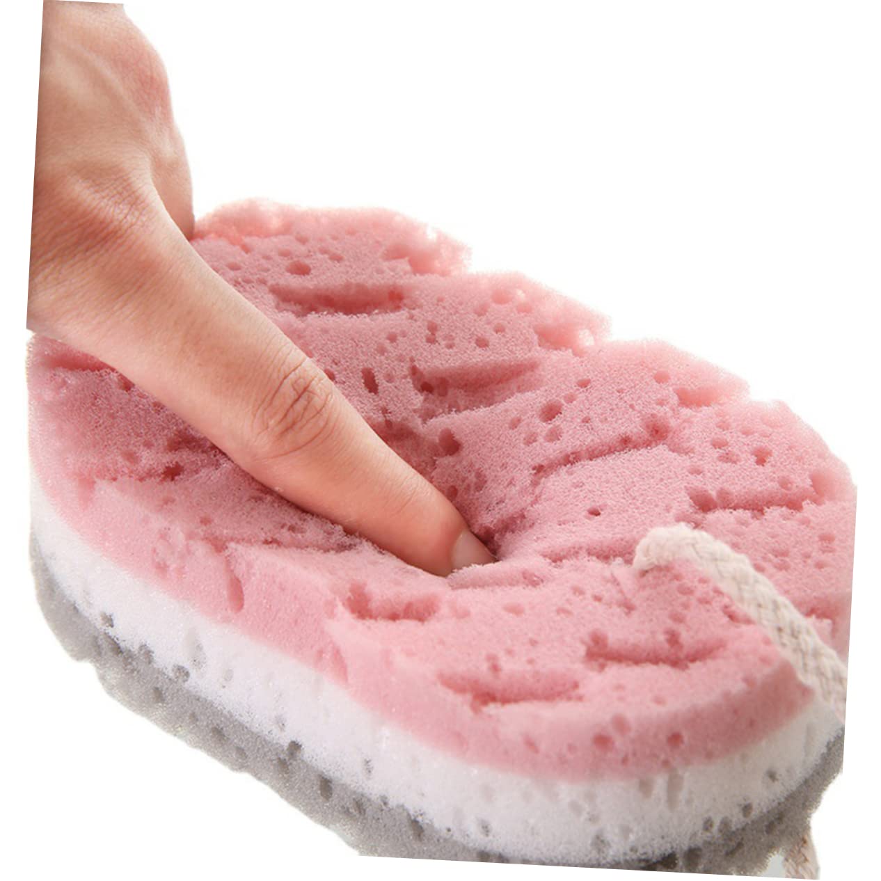 Beavorty 16 Piezas esponja depurador depuradores de baño para hombres esponja de baño dry soon corporal de espalda de espesar
