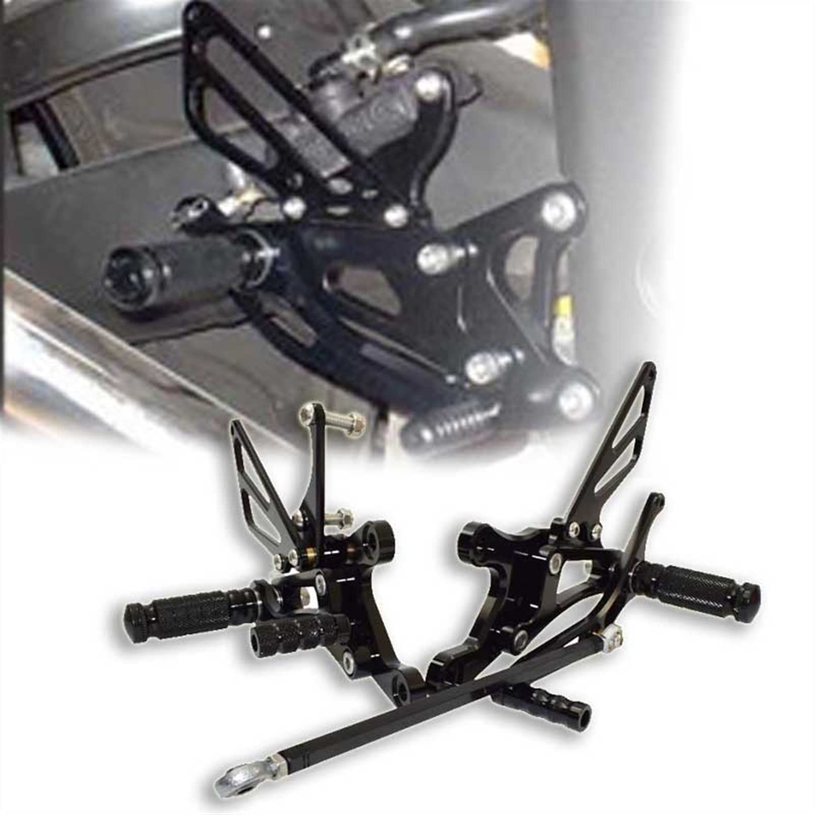 Pédales Ensemble Arrière YZF-R1 Commandes Reculées Aluminium RN01 RN04 RN09