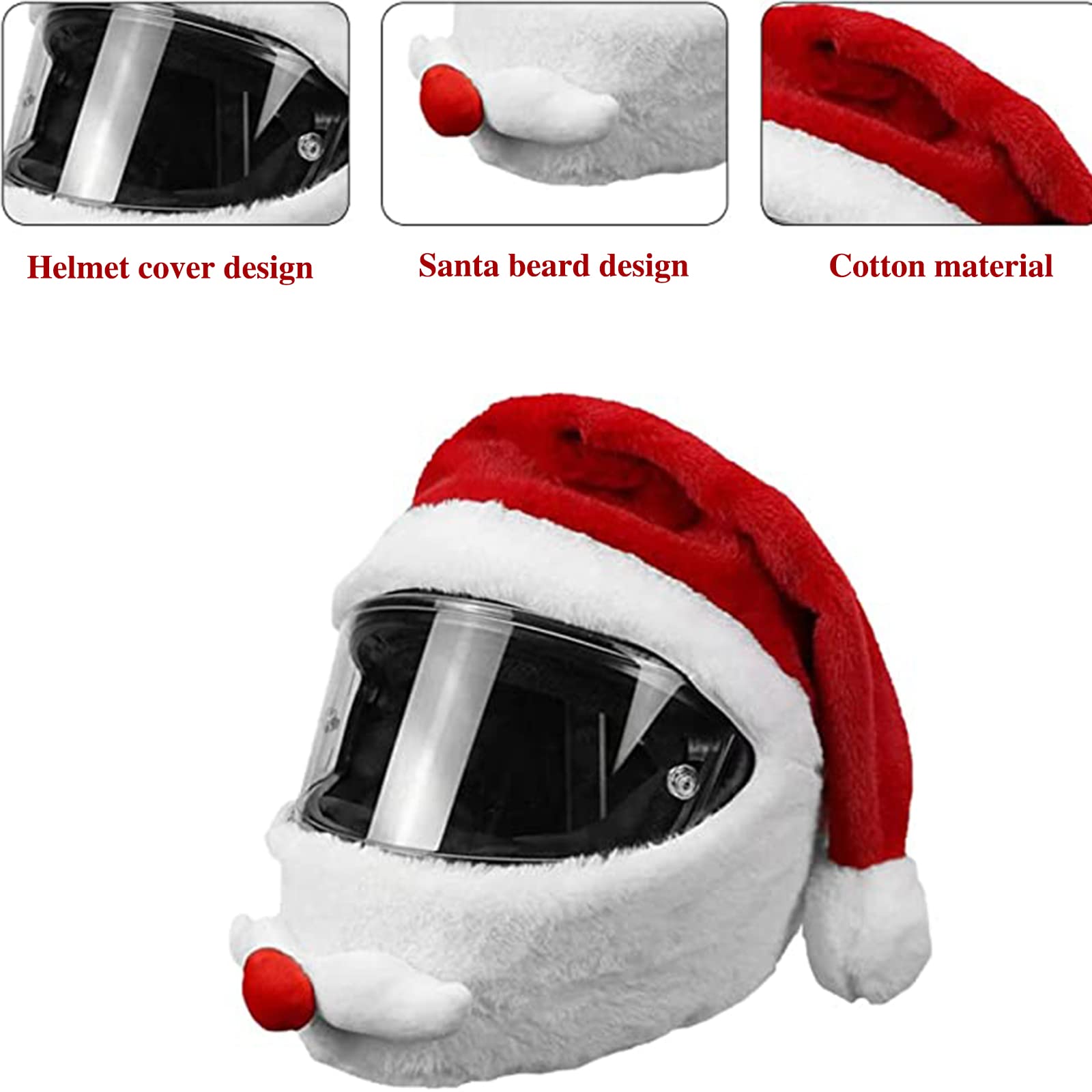 Housse De Casque Intégral Halloween Drôle - Protection Amusante Pour Casque Moto, Taille Universelle