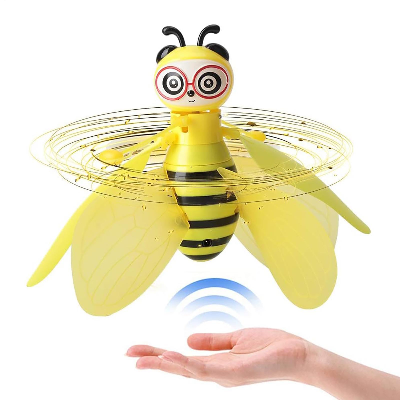 Flying Bee Toys - Hand Induction Floating Gadget, Educational & Suspended Toy, Rechargeable Mini Hand Sensor Flying Item, Fun Outdoor Games For Kids, Boys And Girls, Indoor Play Accessory