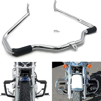 XKMT-Engine Guard Crash Bar Compatible With H-D Heritage Softail Fat Boy 2009-2017 [B07NSGWXRR]