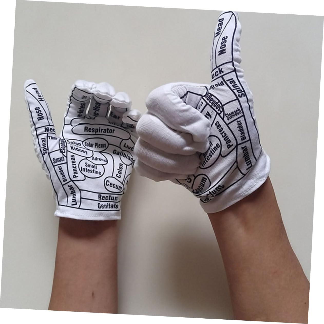 FOMIYES 5paare Massagehandschuhe Elastische Wiederverwendbare Fäustlinge Mit Akupressurmuster Für Hand Und Rückenmassage Massagezubehör Für Zuhause Oder Spa