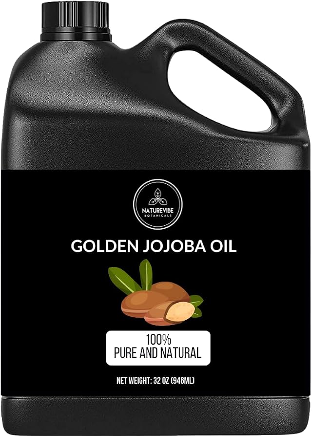 Naturevibe Botanicals Jojoba Oil 946ml | 100% Pure and Natural | Great for Skin Care and Hair Care