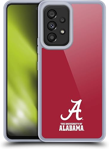 Head Case Designs Funda de gel suave con licencia oficial de la Universidad de Alabama UA compatible con Samsung Galaxy A53 5G 2022