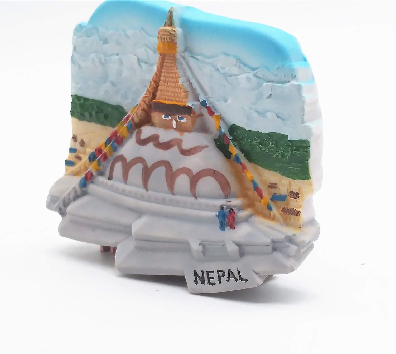 Magnete Frigorifero 3D Lumbini Nepal – Souvenir Di Viaggio Artigianale, Decorazione Casa