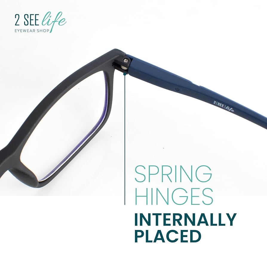 Amazon.com: Blue TR-90 Blue Light Reading Glasses for Men