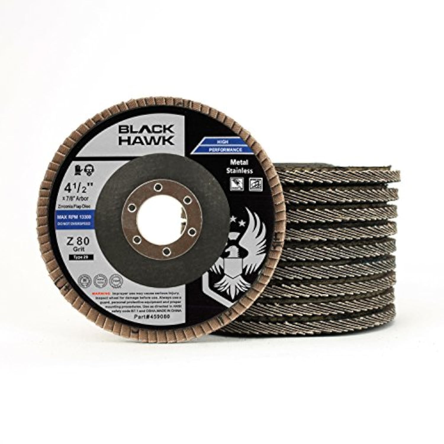BHA Zirconia Flap Discs - 80 Grit (10 Pack) -1