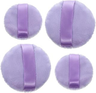 NOLITOY 4 piezas de polvo suelto para cara, s...