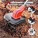 21v Cordless Tiller Cultivator, 300 RPM Tiller Has Battery Capacity Display with 4.0 Ah Battery, 11 in Tilling Width, 8 in Depth Rototiller for Lawn/Gardening/Soil Cultivation by MKMKYEE
