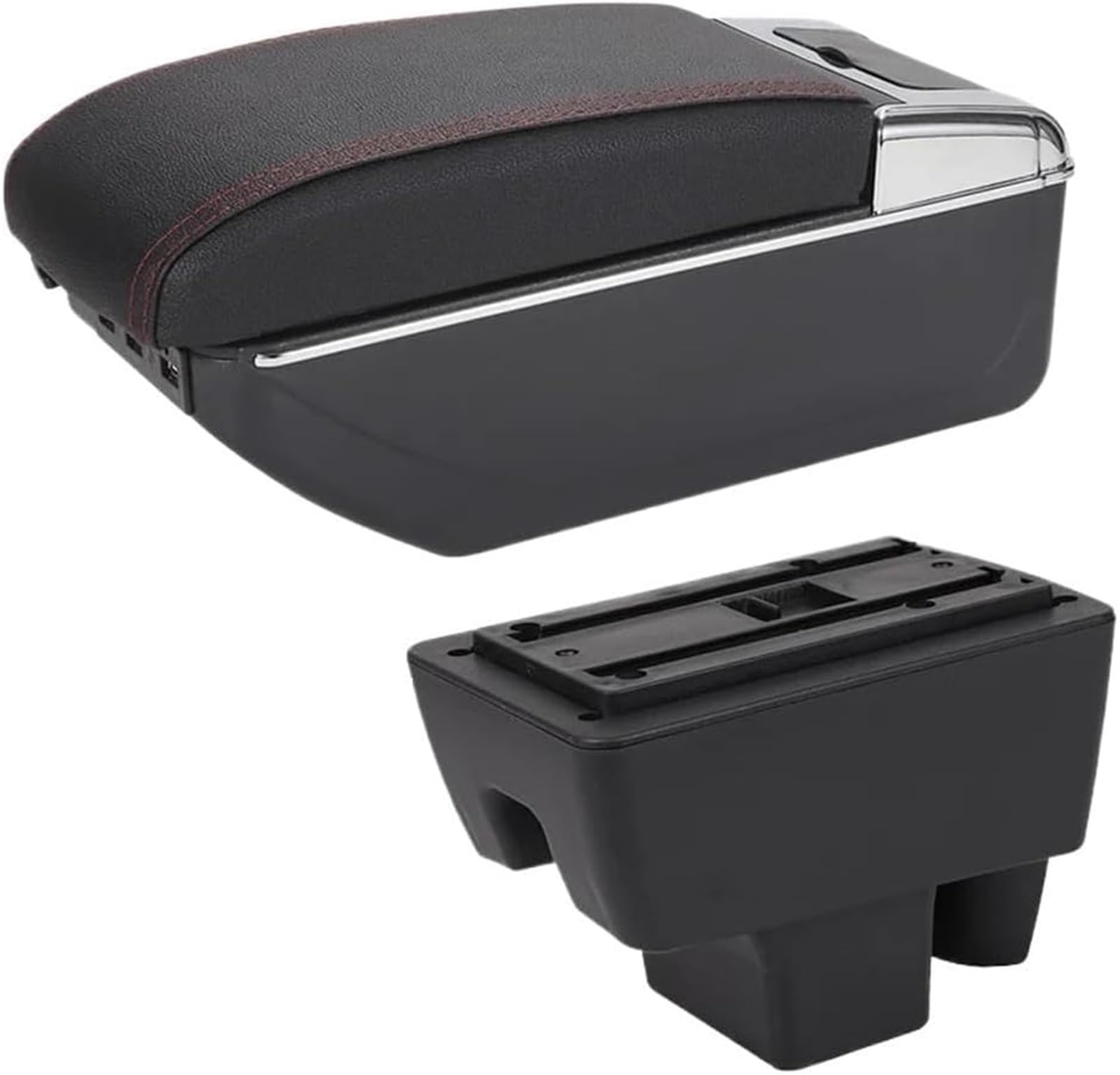 Drezzo Arm Rest Cover for Car For Polo Armrest Car Box Accessories Interior Storage Centre Console