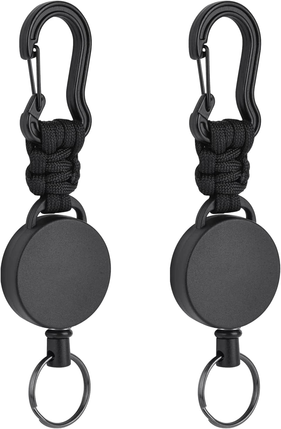 AOMIG 2 Pack Retractable Keychain, Multitool Carabiner