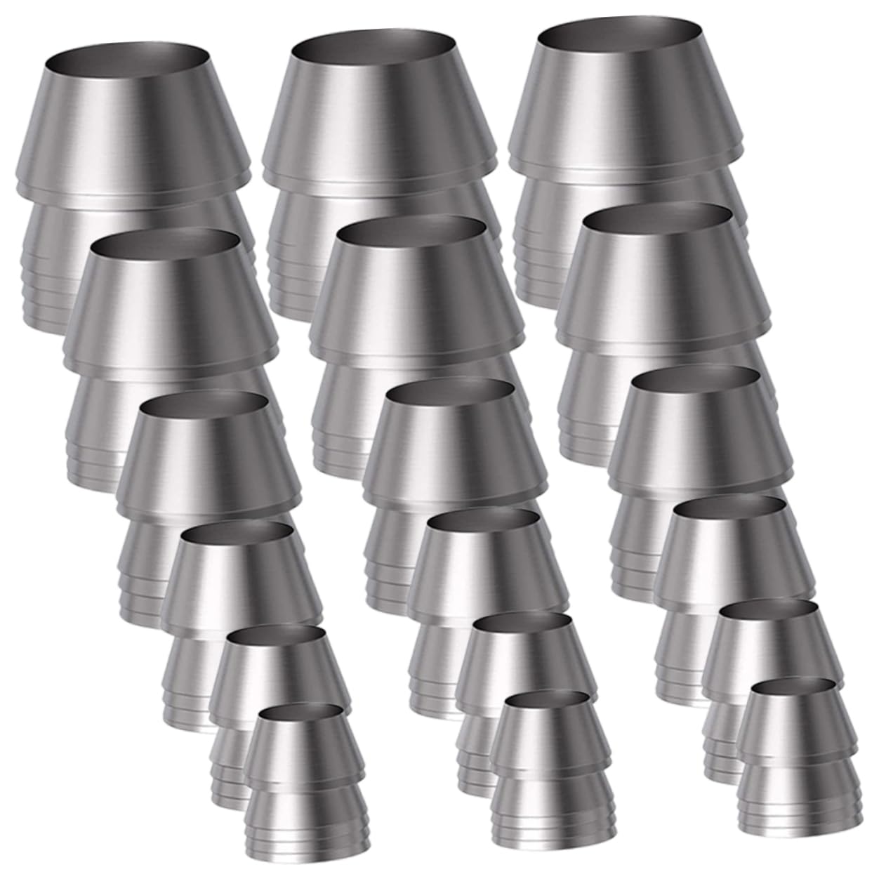 BUTIFULSIC 18pcs Hammer Handle Wedge Iron Wedge Fuel Tank Grommet Wedge for Handle Splitting Wedge Metal Wedge for Hammer Reinforcing Wedge Hammer Installation Accessories