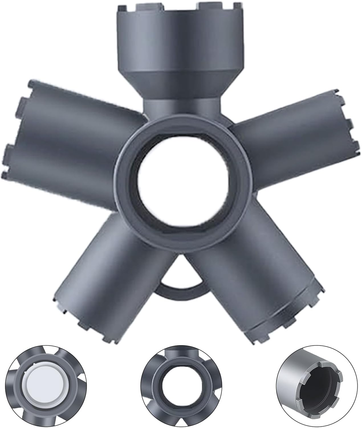 10-in-1 Faucet Aerator Removal Tool,Universal Aerator Key for Hidden, Threaded, and Housed Aerators - Fits M16.5, M18.5, M21.5, M22, M24, M28, TT, TF, STD, TJ Sizes