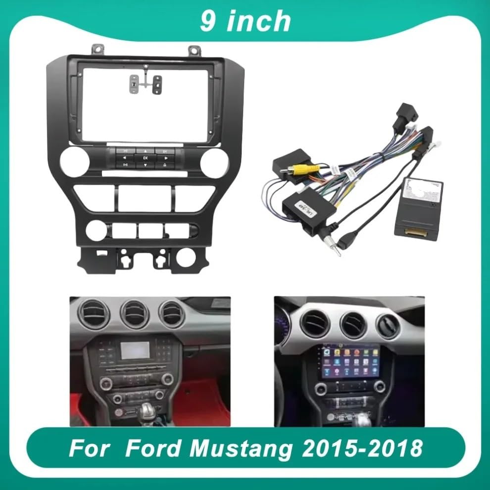 Cadre façade High End Frame-B Ford Mustang 2015-2018 boîtier Canbus inclus