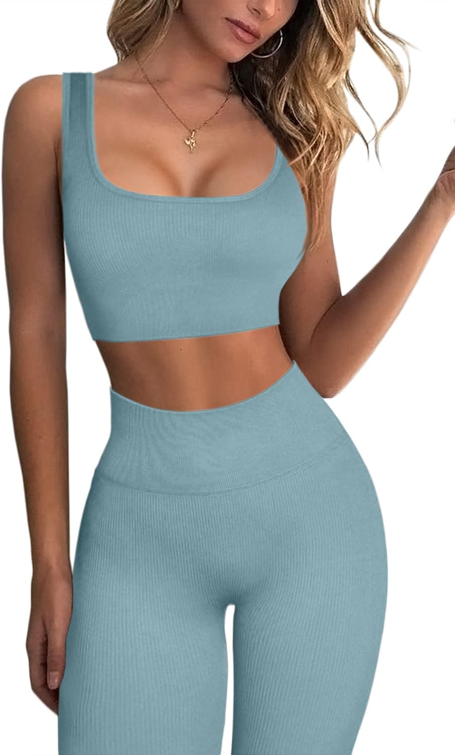 High Waist Shorts Yoga Outfits 