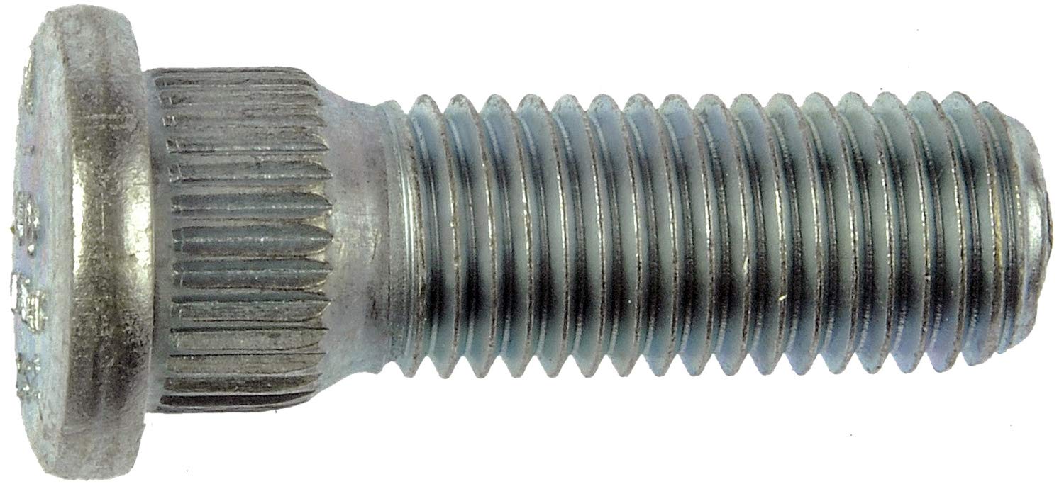 Dorman (610-262.1) M12-1.50 and 37.5mm Long Serrated Wheel Stud - Dorman Wheel Stud 610-262.1 - M12-1.50 Serrated Wheel Stud - 14.35mm Knurl, 37.5mm Length - WHEEL STUD - M12-1.50 Serrated Wheel Stud - 14.35mm Knurl, 37.5mm Length - Wheel Bolt - Wheel Stud - These wheel lug studs are made of carbon steel and tested to demanding automotive industry standards to ensure strength, longevity and safety. - 2023-14, 2007-72