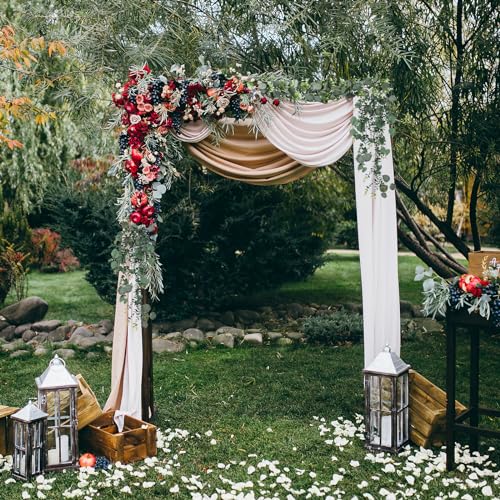 CQURE 3 Pack 5.9Ft Eucalyptus Garland,Artificial Eucalyptus Leaves Table Greenery Garland Wreath Vines for Wedding Party Table Fireplace Bedroom Wall Room Decor - Thumbnail 6