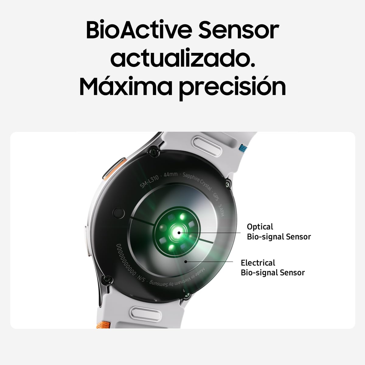 SAMSUNG Galaxy Watch 7 | 44mm | AI Smartwatch w/ 1.5" AMOLED, Wear OS 5, Wi-Fi, Bluetooth, Heart Rate, Sleep Apnea & GPS Fitness Tracker | International Model L310 | w/Fast Charger, Green