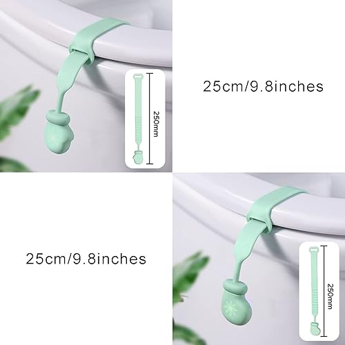 Miniatura 5 de Mango elevador de asiento de inodoro, émbolo de inodoro, cepillo y soporte flexible para niños, cubierta de inodoro para niños, extractor de cojín