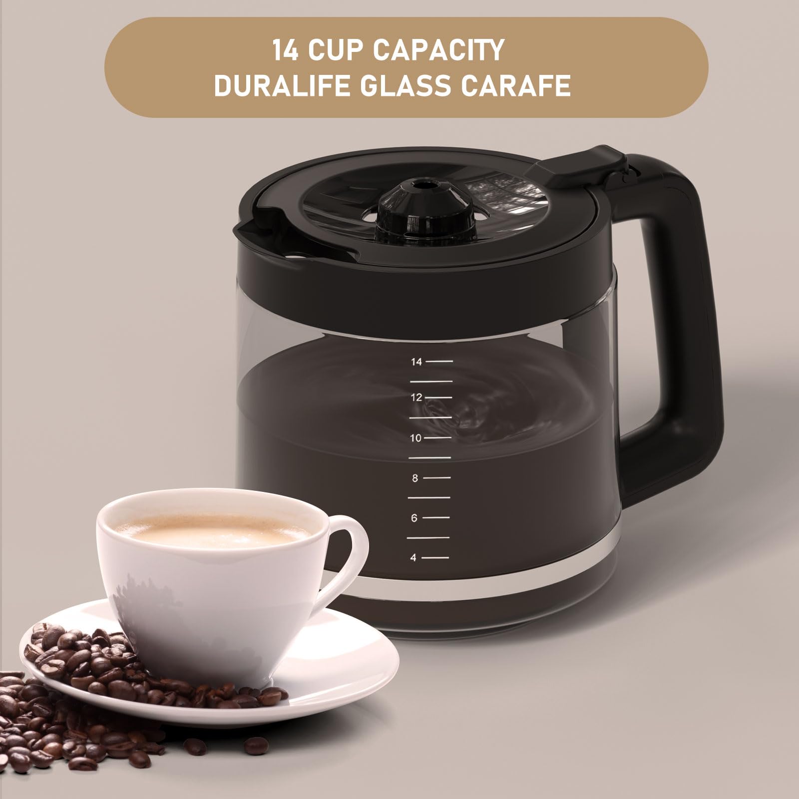 食器 capkaname Amazon.com: 14-Cup DCM201CP Coffee Pot Replacement Compatible with