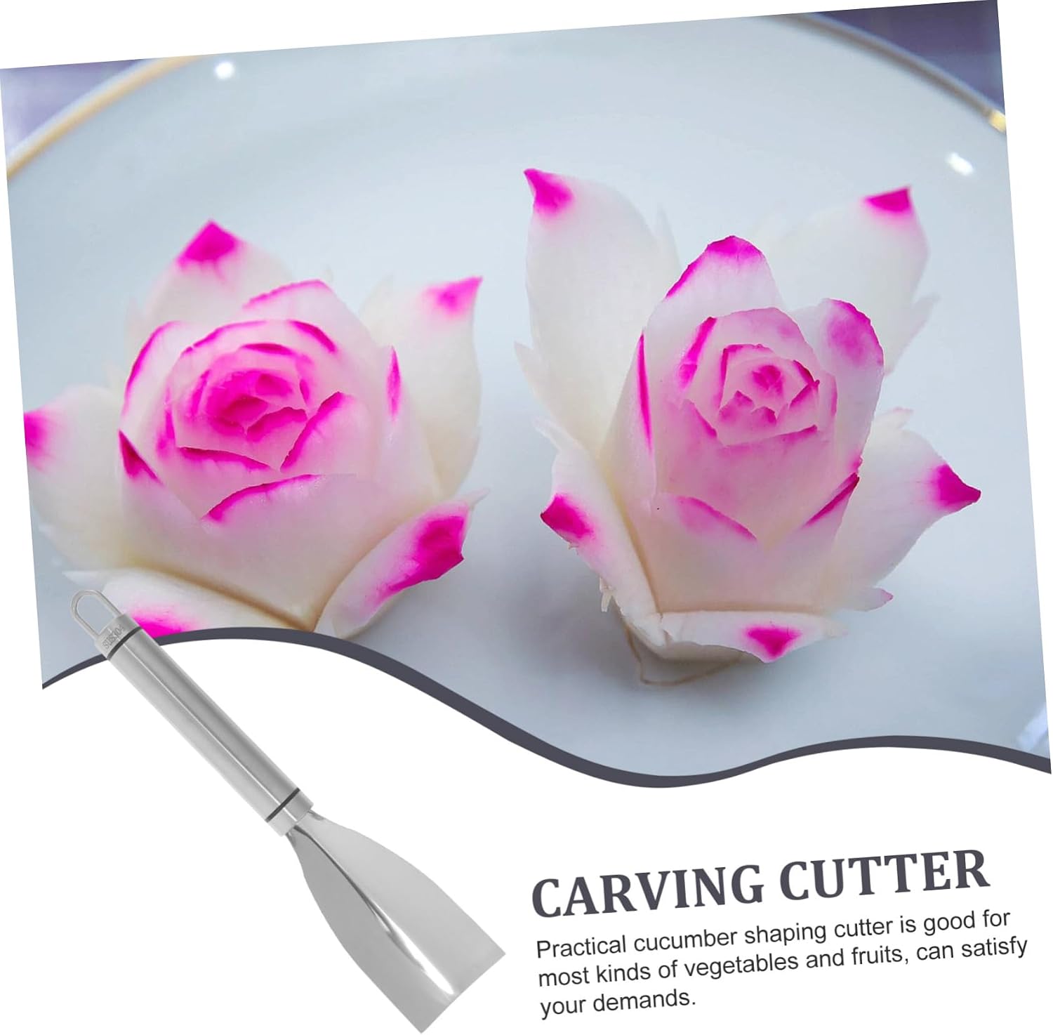 Shaping Cutter Carving Tool Stainless Steel for Kitchen Xmas Vegetable
