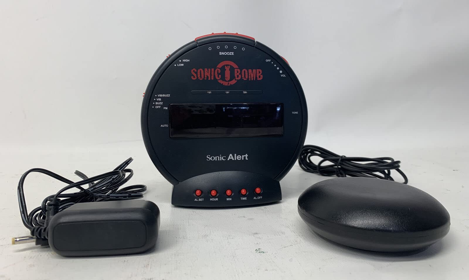 Buy Sonic Bomb Alert Dual Alarm Clock & Bed Shaker for Heavy Sleepers