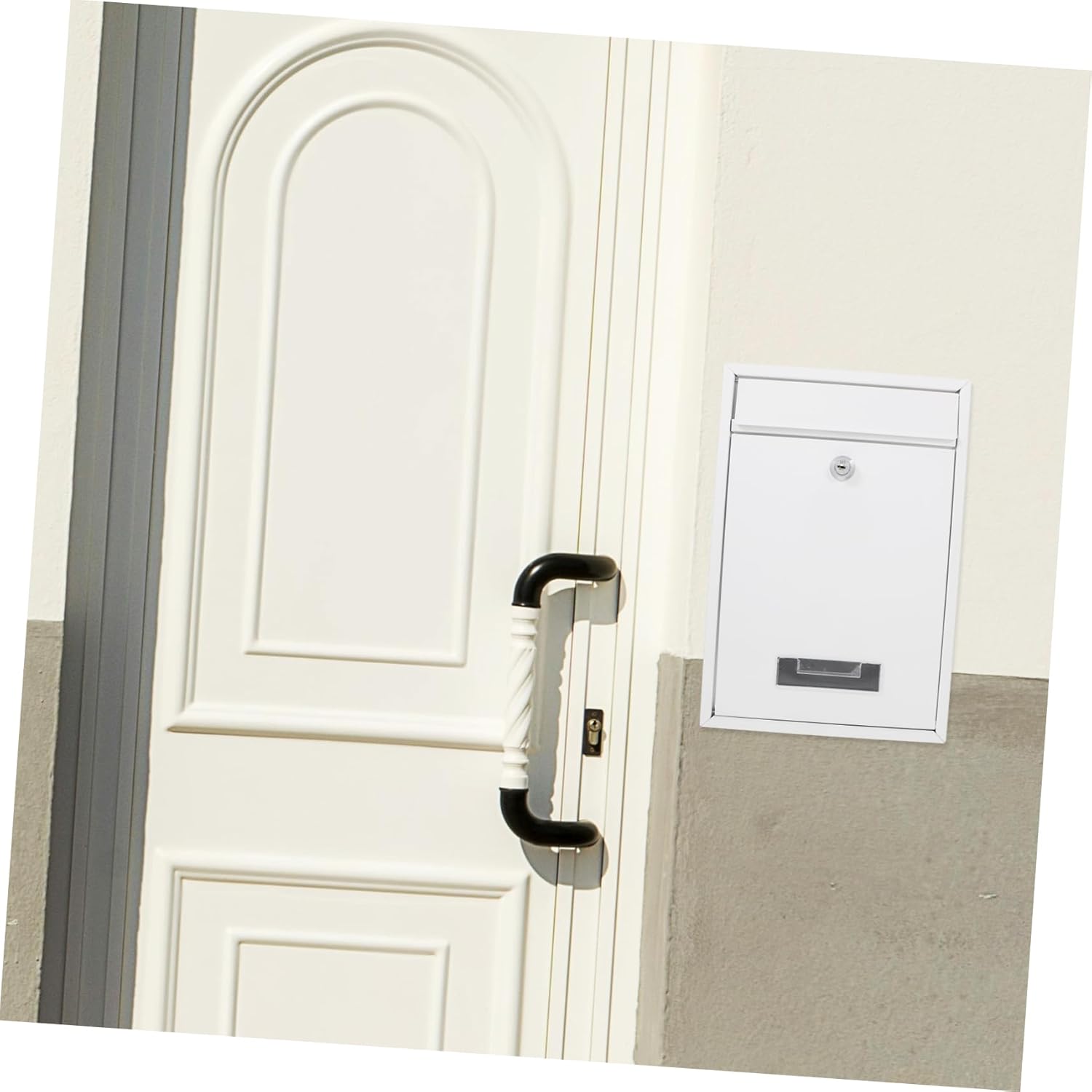 Secure Mail Storage Combination Lock Wall Mount Mailbox Raffle Box for Home Office Fundraising