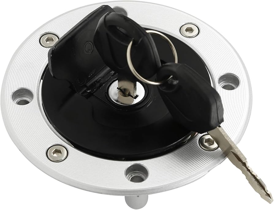 Amazon.com: TCMT Fuel Gas Tank Cap Cover with Key Set Fits For