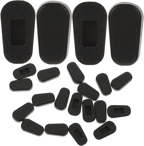 DOITOOL 36 pares de almohadillas de nariz de silicona para gafas de plástico, soportes de vidrio, cuñas de plástico para gafas, tornillos para