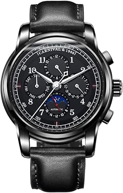 TEINTOP Carnival Mens Complications Automatic Mechanical Watch