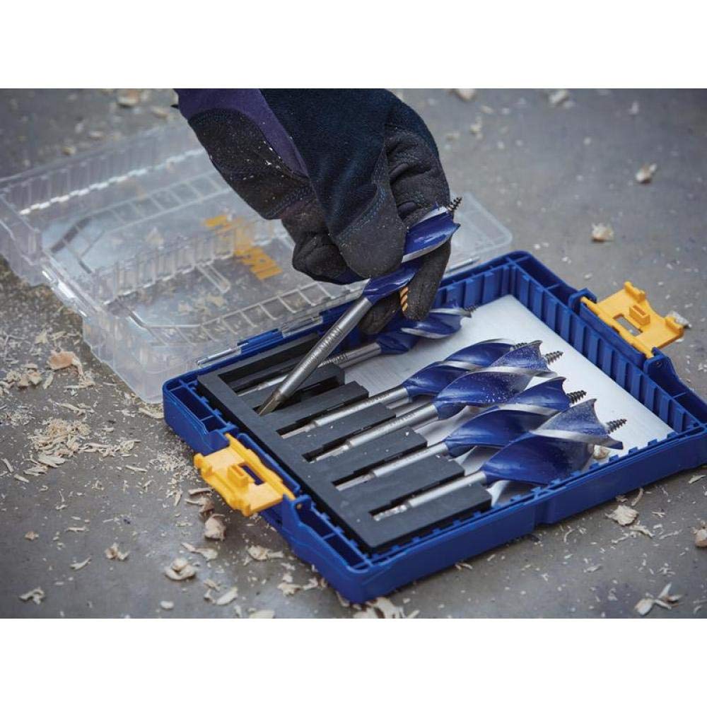 IRWIN ® - Jeu de 6 forets à bois Blue Groove, 6 pièces