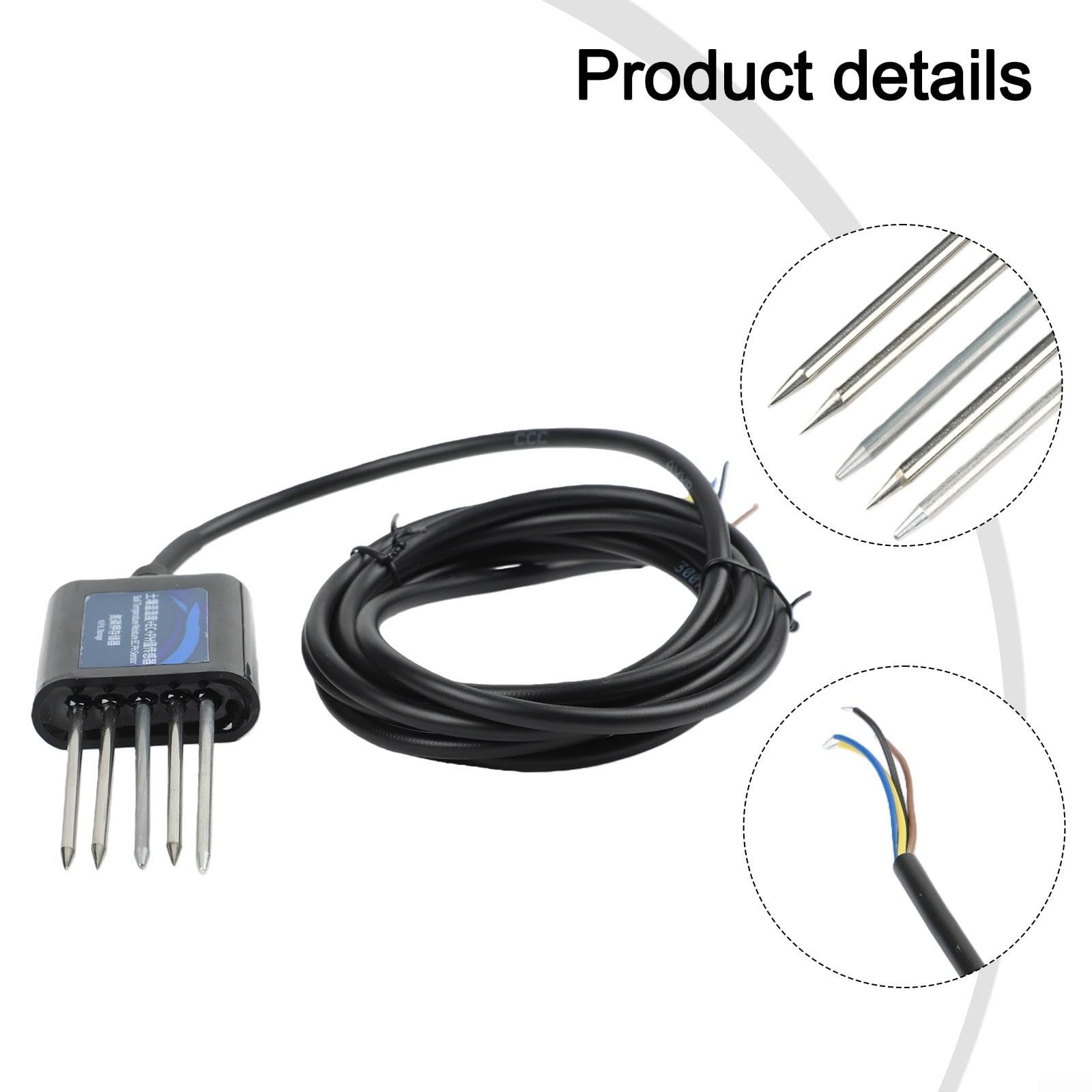 Misuratore del terreno 6 in 1 umidità pH temperatura NPK (7 in 1)