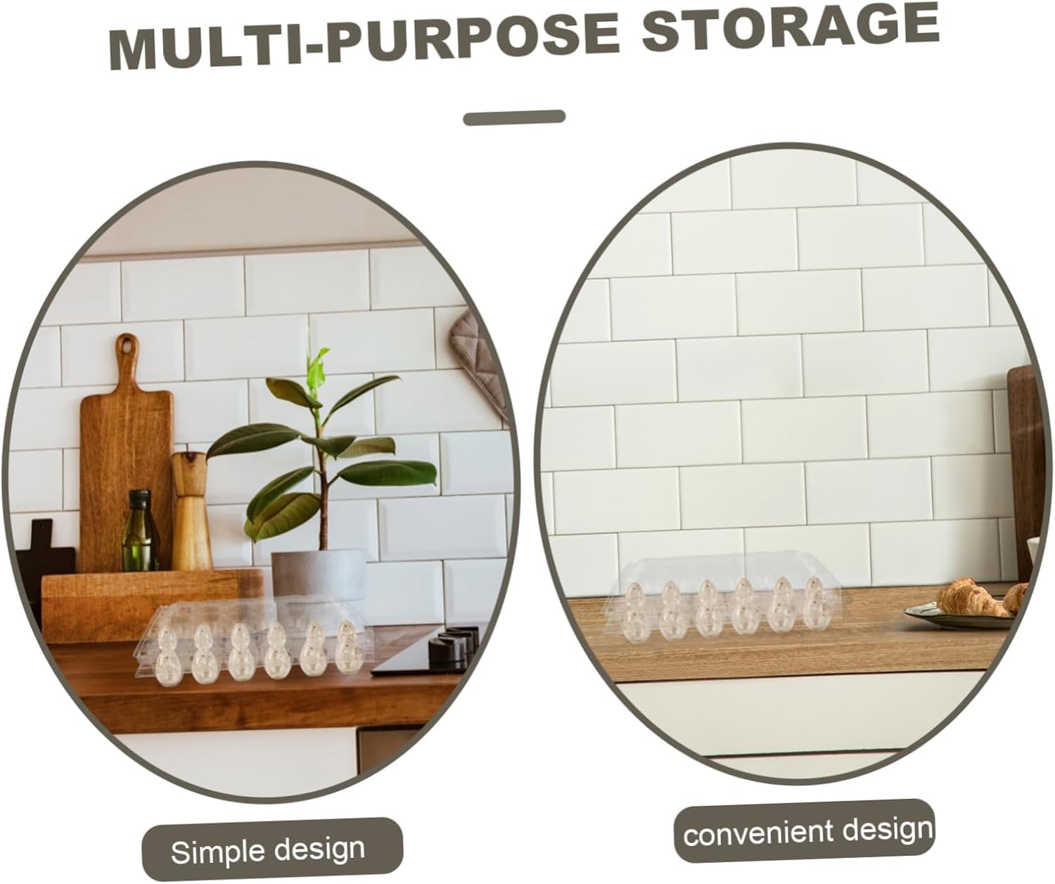 Cabilock 25pcs Clear Quail Containers with Lid Reusable Plastic Trays for Safe Packaging for Refrigeration Camping and Kitchen Storage