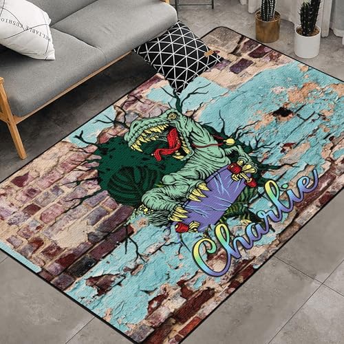 Tapete Dinosaurio Infantil Personalizado 213x152 cm miniatura 7
