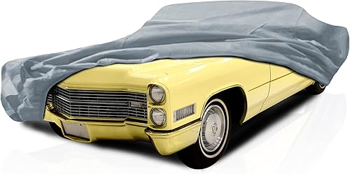 Funda de coche de 5 capas para Cadillac DeVille 1959-1970 de 2 puertas y 4 puertas, ajuste semipersonalizado, cobertura completa, resistente,