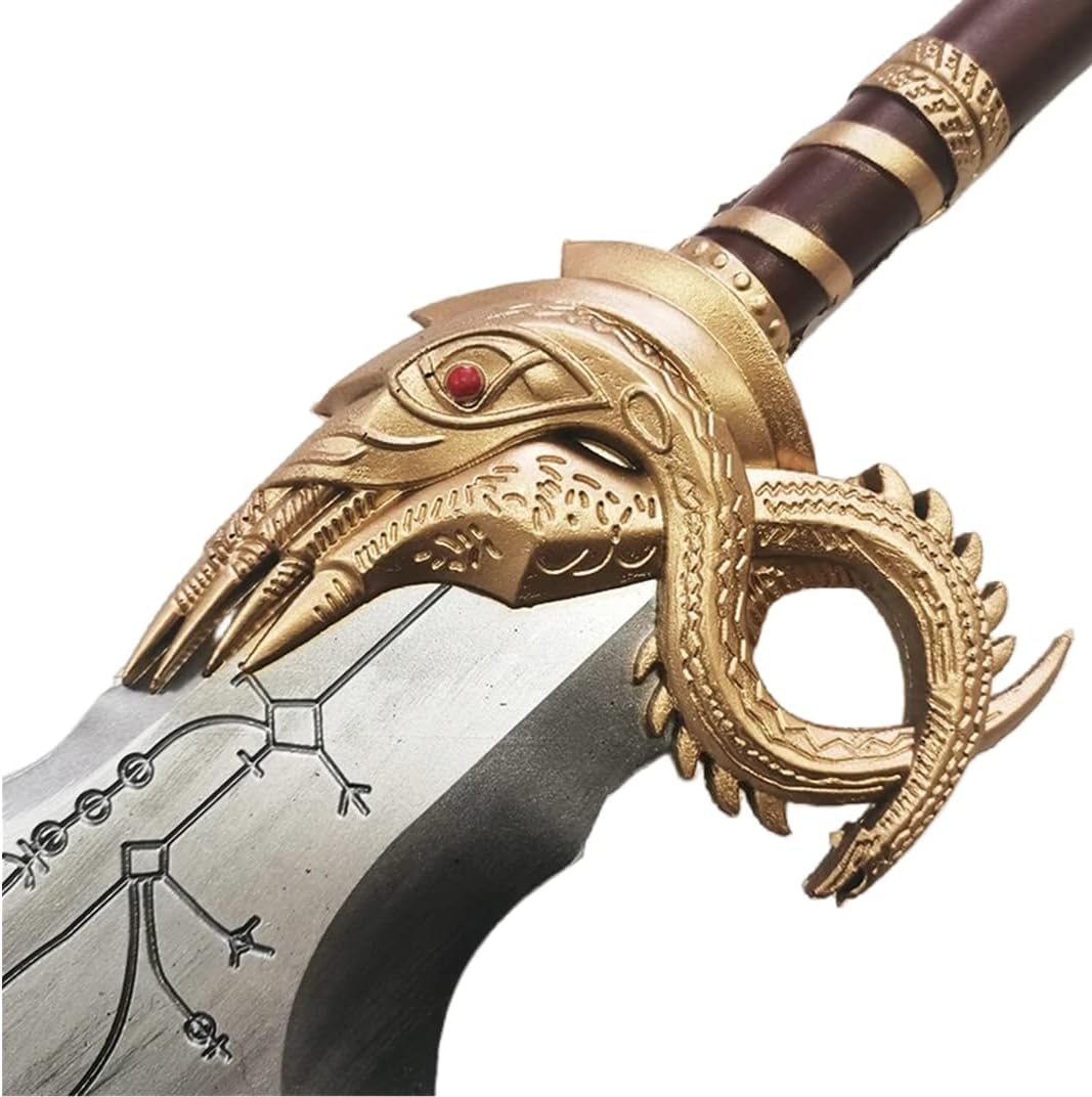 damdos Halloween Prop for God Blades of Athena Foam Knife, Kratoins Katanoa Sword Samurai Weapons Birthdays Gifts (Blades of Athena)