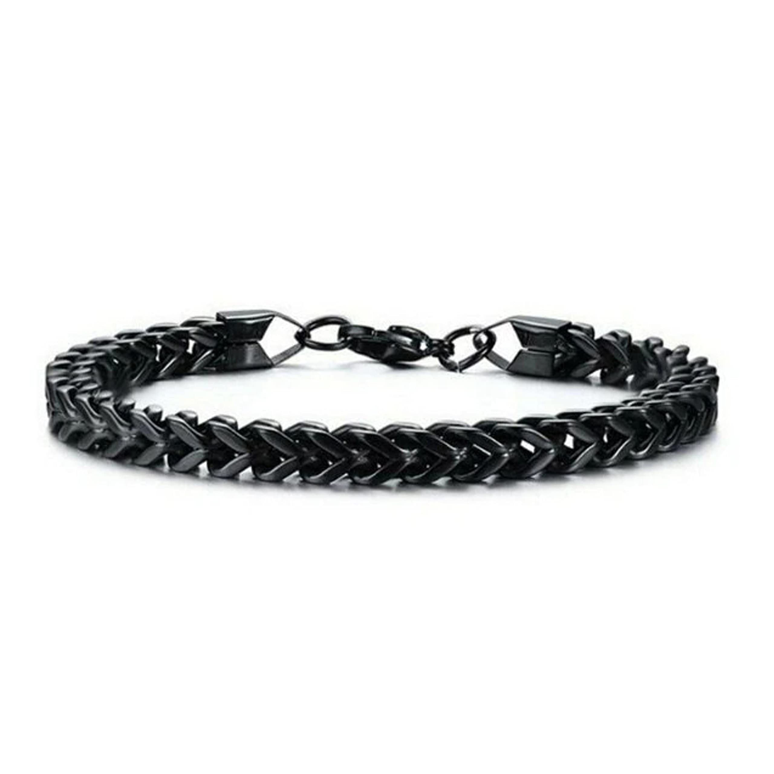 Stylish Bracelet for Men Stainless Steel Hand Chain Band Jewellery Accessories For Boys Gift for Husband & Boyfriend