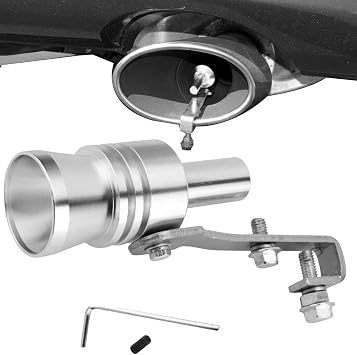Turbo Sound for Cars, Motorcycle Turbo Whistle, Performance Exhaust Accessory, Car Tuning Whistle, Sound Enhancing Car Accessory Suitable for Use for Turbocharger Sound Generator