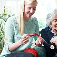 Vista 6 de WEBEEDY Tapones de aguja de tejer de oveja, protectores de punta de aguja, protectores de punta de tejer pequeños, tapas de extremo de aguja