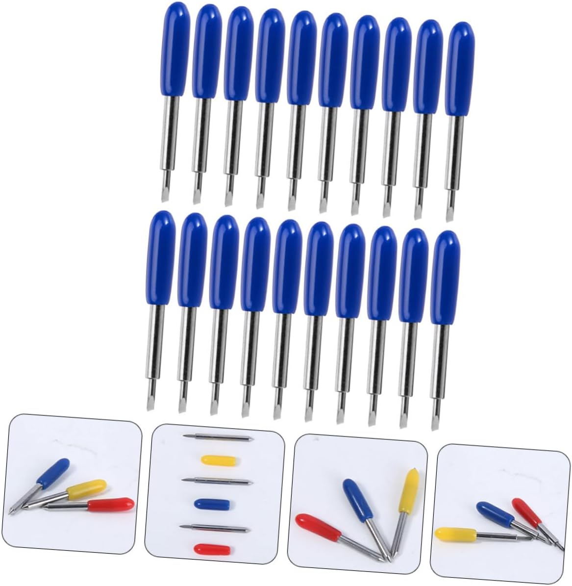 250pcs Vinyl Cutter Tools Cutting Plotter Cutters Lettering Cutting Blades Tungsten Material