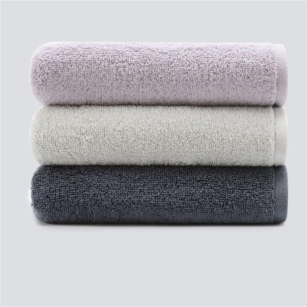 Cotton Towel wash Your face Household Soft Water Absorption Fast Dry Lovers Men and Women's 3 Clothes(A 3PS)