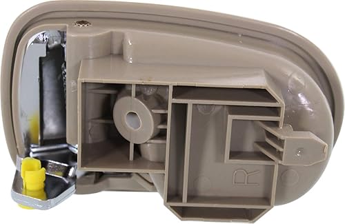 Miniatura 3 de Evan-Fischer - Manija de puerta interior compatible con MAZDA 626 93-97 / PROTEGE 95-03 delantera o trasera derecha interior cromado y beige